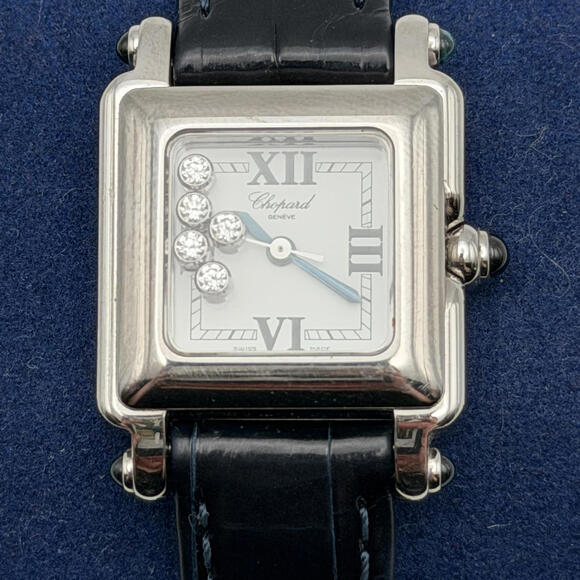 Chopard Happy Sport Diamond Square Watch – Stainless Steel – Swiss Made - Picture 2 of 11